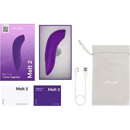 Вакуумний стимулятор We-Vibe Melt 2 (Purple) - мініатюра 9