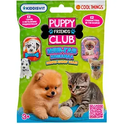 Фігурка-сюрприз Pop Top Cool Things "Няв-гав команда" PC062, 1х1х2 см, серія "Puppy Club"