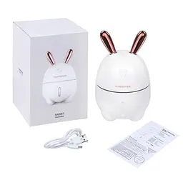 Зволожувач повітря і нічник Humidifiers Rabbit SA 2в1 Кролик ультразвуковий з підсвіткою - мініатюра 2