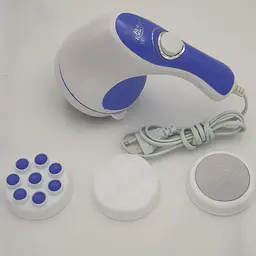 Масажер антицелюлітний для тіла рук та ніг 4 насадки Релакс Спін Тоне Relax Spin tone UKC білий - мініатюра 4