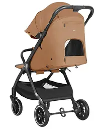Прогулянкова коляска Carrello Forza CRL-5535 Clam Beige легка 7 кг автоматичне складання EVA-колеса - мініатюра 6