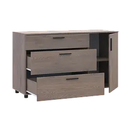 Комод Doros Торн Кремона Канноло 3Ш/1Д 135х51.6х80 (41510177) - мініатюра 9