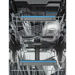 Electrolux Посудомийна машина Electrolux вбудована, 10компл., Е, 45см, дисплей, інвертор, 3й кошик, чорний - мініатюра 4