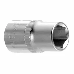 Насадка шестигранна коротка 1/2" 13мм CrV ULTRA (6070132) - мініатюра 5