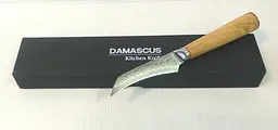 Ніж для чищення овочів Damascus DK-OK 4008 AUS-10 9 см Дамаська сталь 67 шарів - мініатюра 5