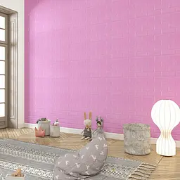 3D панель Sticker Wall самоклеюча 700x770x3мм цегла Пурпурна 014-3 SW-00000863 - мініатюра 5