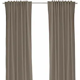 Штори на кухню та в кімнату Cosas Rum 180х250 см 2 шт коричневий (Curtains_Chocolate_180x250)