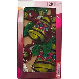 Світлодіодна декорація Devilon Дзвіночки 43x25 см 20 л IP20 (640126) - мініатюра 3