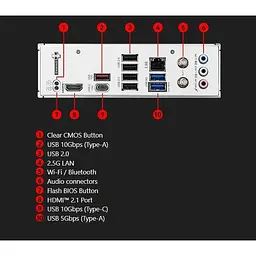Материнська плата MSI B840 Gaming Plus WiFi Socket AM5 - мініатюра 8