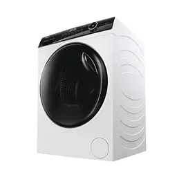 Прально-сушильна машина Haier фронтальна 9(6) кг 1400 A 60 см дисплей пара інвертор люк чорний прямий привод білий - мініатюра 4