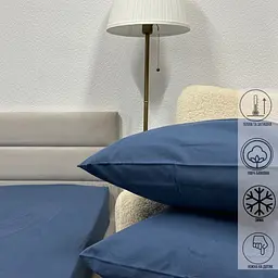 Наволочка Ecotton Super Soft SB-199 фланель Blue 50х70 см (24381) - мініатюра 2