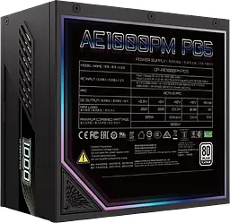 Блок живлення Gigabyte GP-AE1000PM PG5 1000W 80+ Platinum - мініатюра 5
