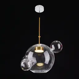 Люстра Brille молекула підвісна LED 14W NW G (BL-933S/4) - мініатюра 5