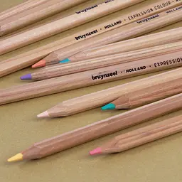 Набір кольорових олівців EXPRESSION PASTEL 12 шт металева коробка Bruynzeel - мініатюра 7