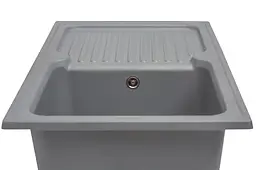 Кухонна мийка гранітна Miraggio Orlean gray 861x496x210 00209306, Сірий - мініатюра 4