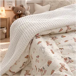 Плед дитячий MirSon Silky Waffle Warm toys 150х220 см (2200013893127) - мініатюра 7