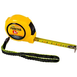 Вимірювальна рулетка MasterTool 3 м x 16 мм автостоп