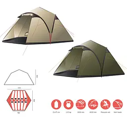 Намет Grand Canyon Black Knob 10 Capulet Olive (330015) - мініатюра 5