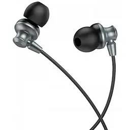 Навушники Hoco Delighted metal universal earphones with microphone M98 чорні - мініатюра 6