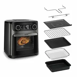 Мультипіч Tefal Easy Fry Multifunctional 1800Вт механічне керув. 9 програм пластик чорний - мініатюра 2