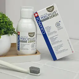 Ополіскувач для ротової порожнини Curaprox Perio Plus Zero з гіалуроновою кислотою без CHX Швейцарія 200 мл - мініатюра 2