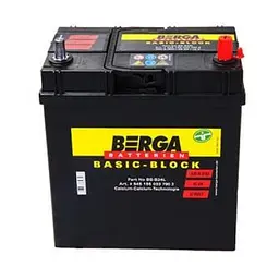 Акумулятор автомобільний Berga Basicblock 35Ah ASIA Єв (-/+) ТК (300EN) (5351180307902) - мініатюра 2