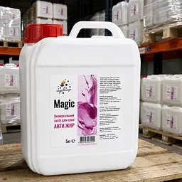 Набір для прибирання кухні Magic "Антижир" 5 кг + 5 серветок з мікрофібри 30×30 см - засіб для кухонних поверхонь - мініатюра 2