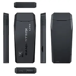 Ігрова консоль Data Frog M8 RK3032 Game Stick Lite 64GB ТВ приставка геймстик + 40000 відеоігор - мініатюра 3