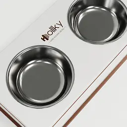 Hollky Base XL20 — миски на підставці для великих собак (2 × 1,8 л) - мініатюра 4