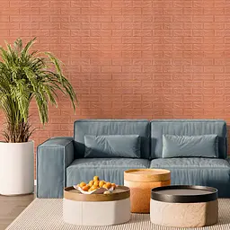3D панель Sticker Wall самоклеюча 700х770х7мм цегла Пудра SW-00001800 - мініатюра 5