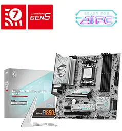 Материнська плата MSI B850M GAMING PLUS WIFI (B850M GAMING PLUS WIFI) (Socket AM5, AMD B850, Micro-ATX) - мініатюра 5