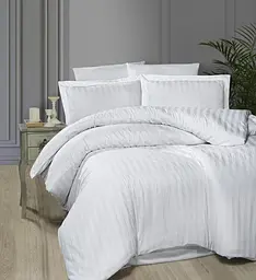 Постільна білизна Broad Line White Сатин First Choice pbe0052019