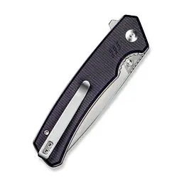 Ніж складаний туристичний Civivi Merit, (8.3 см) 14C28N/Micarta чорний - мініатюра 6