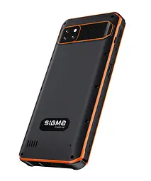 Смартфон Sigma X-treme PQ56 6/128Gb Black-Orange UA UCRF - мініатюра 6