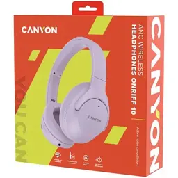 Навушники Canyon OnRiff 10 ANC Bluetooth Purple (CNS-CBTHS10PU) - мініатюра 3