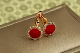 Сережки Xuping Jewelry Світло дороги 1,5 см золотисті