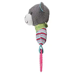 Іграшка Trixie Junior Медведь для собак з кільцем зі звуком 23 см текстиль/плюш - мініатюра 5