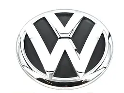 Емблема для Volkswagen 80 мм / пластикова / Плоска / скотч
