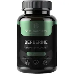 Екстракт барбариса VitalHarmony Berberine 500 mg, 90 капсул для підтримки рівня цукру в крові
