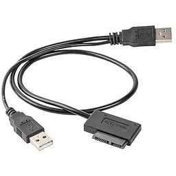 Перехідник USB 2.0 to Slimline SATA 13 pin Cablexpert (A-USATA-01)