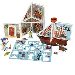 Ігровий набір Melissa & Doug Піратська бухта магнітний (MD30664) - мініатюра 3