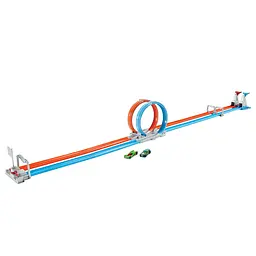 Портативний трек Hot Wheels Подвійна петля (GFH85) - мініатюра 2