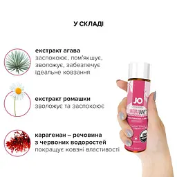 Змазка на водній основі System JO Naturalove Strawberry, 120 мл - мініатюра 4