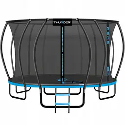 Батут із внутрішньою сіткою THUNDER Inside Ultra 16FT 490 см Black/Blue