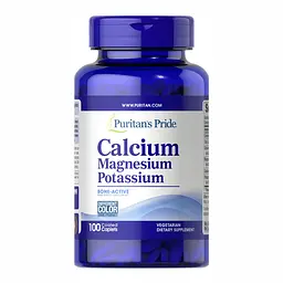 Кальцій, магній і калій, Calcium Magnesium and Potassium - 100 caps