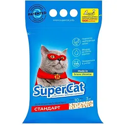 Наповнювач SuperCat стандарт 3кг (синій)