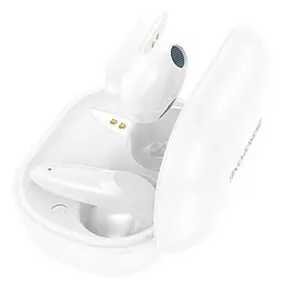 Bluetooth Стерео Гарнітура Borofone BW18 Білий - мініатюра 2