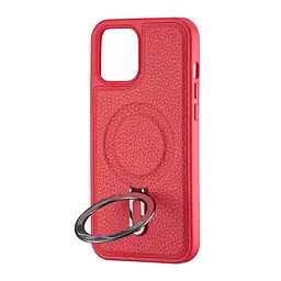 Чохол Jinduka Leather Ringo iPhone 12 Pro Max Red - мініатюра 4