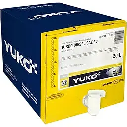 Олива моторна Yuko Turbo Diesel SAE 30 API CD ойлбокс 20 л (146358)