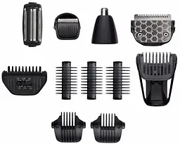 Набір для стрижки волосся BaByliss 11 в 1, 11 насадок, чорний - мініатюра 8